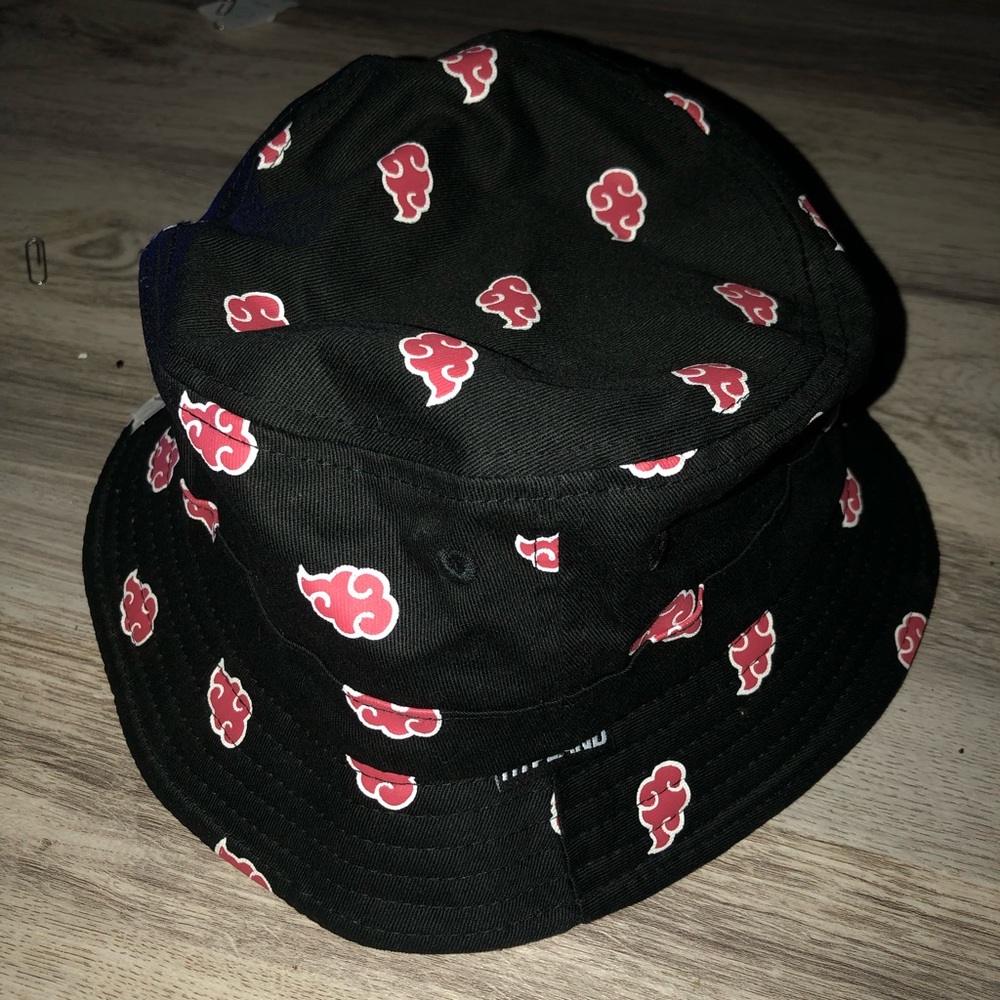 Bucket hat brand new, naruto-akatsuki-bucket-hat-black